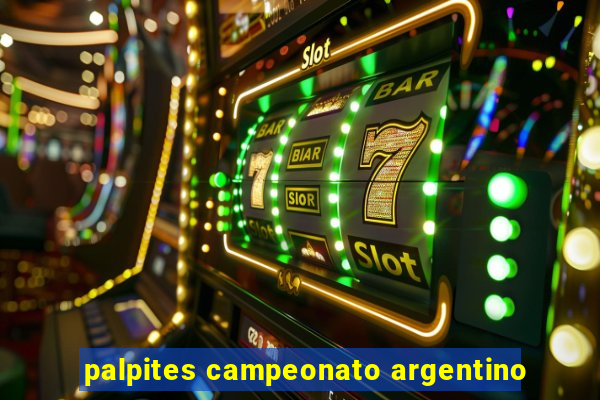 palpites campeonato argentino